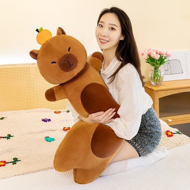 Gấu Bông Capybara Mềm Mịn Nhập Khẩu Cao Cấp