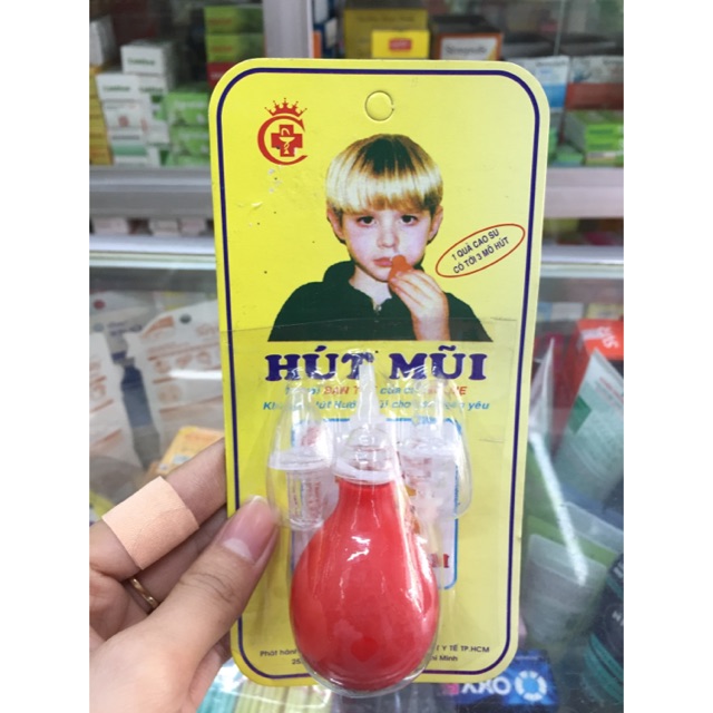 Hút Mũi Quả Bóp Cao Su Cho Bé