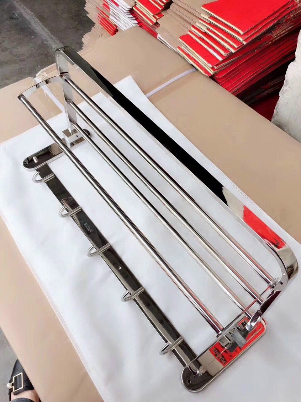 GIÁ GẤP TREO KHĂN PHÒNG TẮM INOX