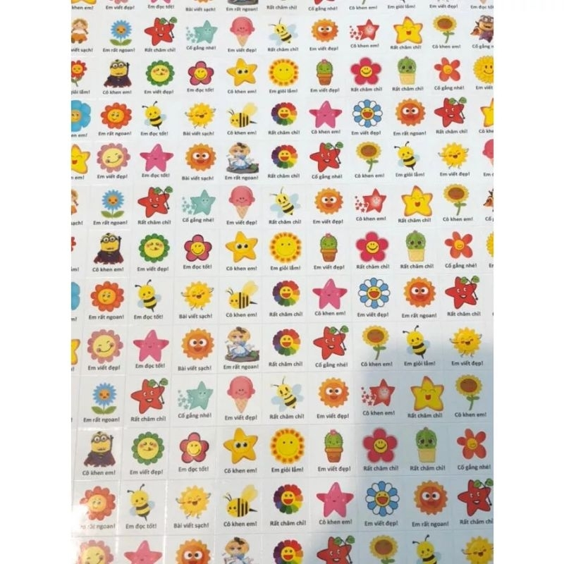 Sticker Khen Thưởng Bé Chăm Ngoan