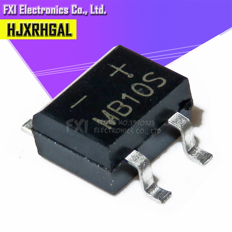 20pcs mb10s sop-4 1000v 0.5a bridge rectifier new original integrated circuit