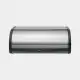 BRABANTIA Roll Top Bread Bin Matt Steel Fingerprint Proof. 