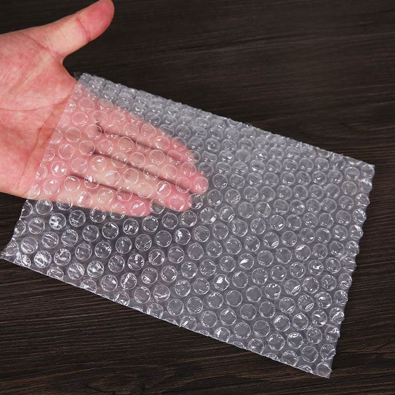 25pcs Poly Bubble wrap Bags Clear Shakeproof Recyclable Small Packing Pouches