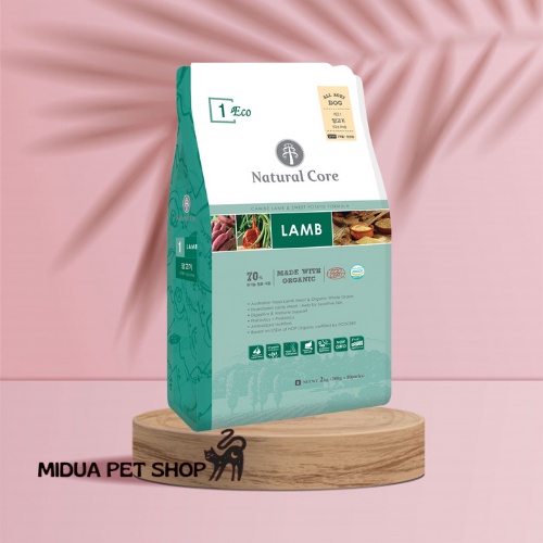 10kg thức ăn cho chó thịt cừu natural core lamb