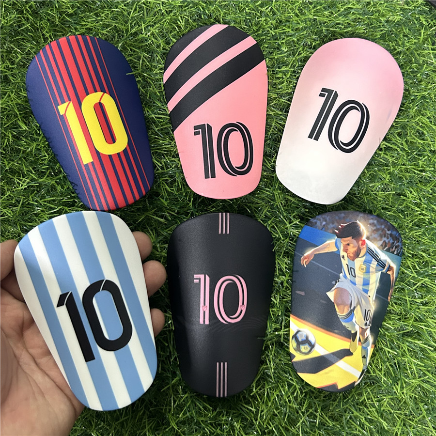 FG Mini Football Thickened Shin Guards Pads NO.10 Sports Protective Board Equipment For Adult Kids