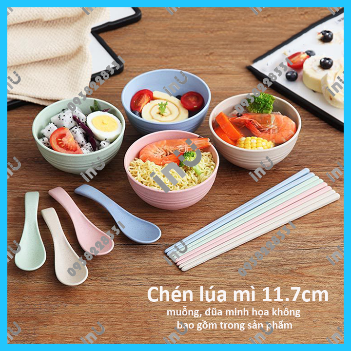 HCM - Chén kiểu Nhật nhựa lúa mì sinh học
