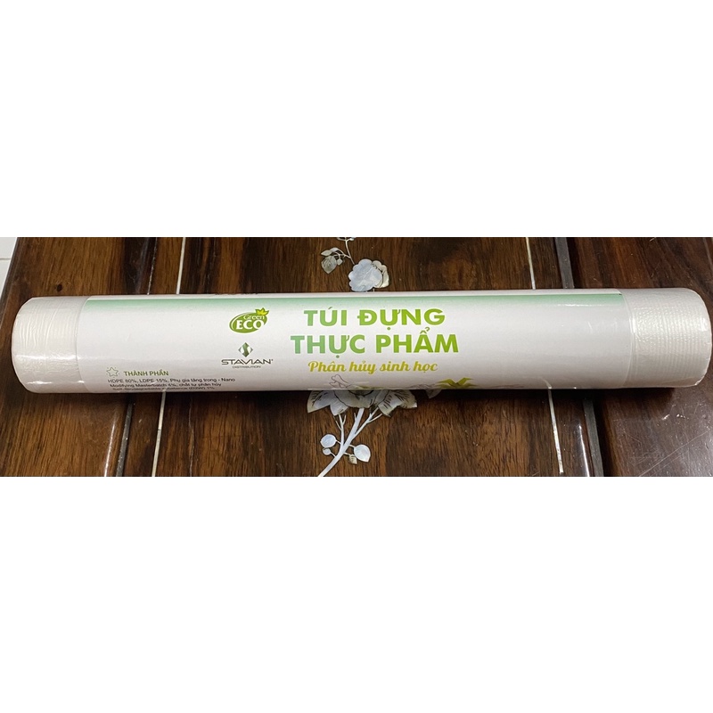 Túi đựng thực phẩm tự hủy sinh học (cuộn 500gr)
