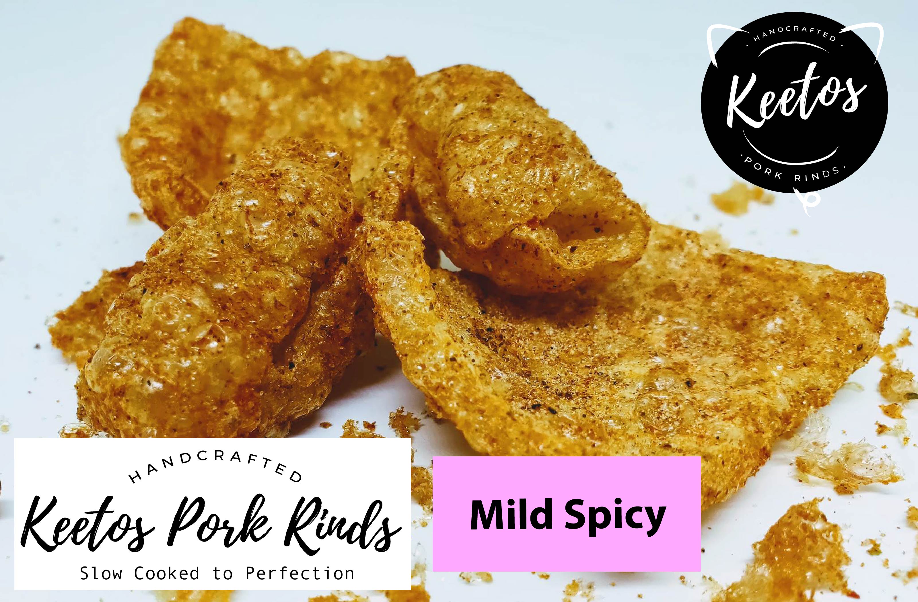 Keetos Pork Rinds Spicy Mala (麻辣) (Keto Friendly) (Mild Spicy Version