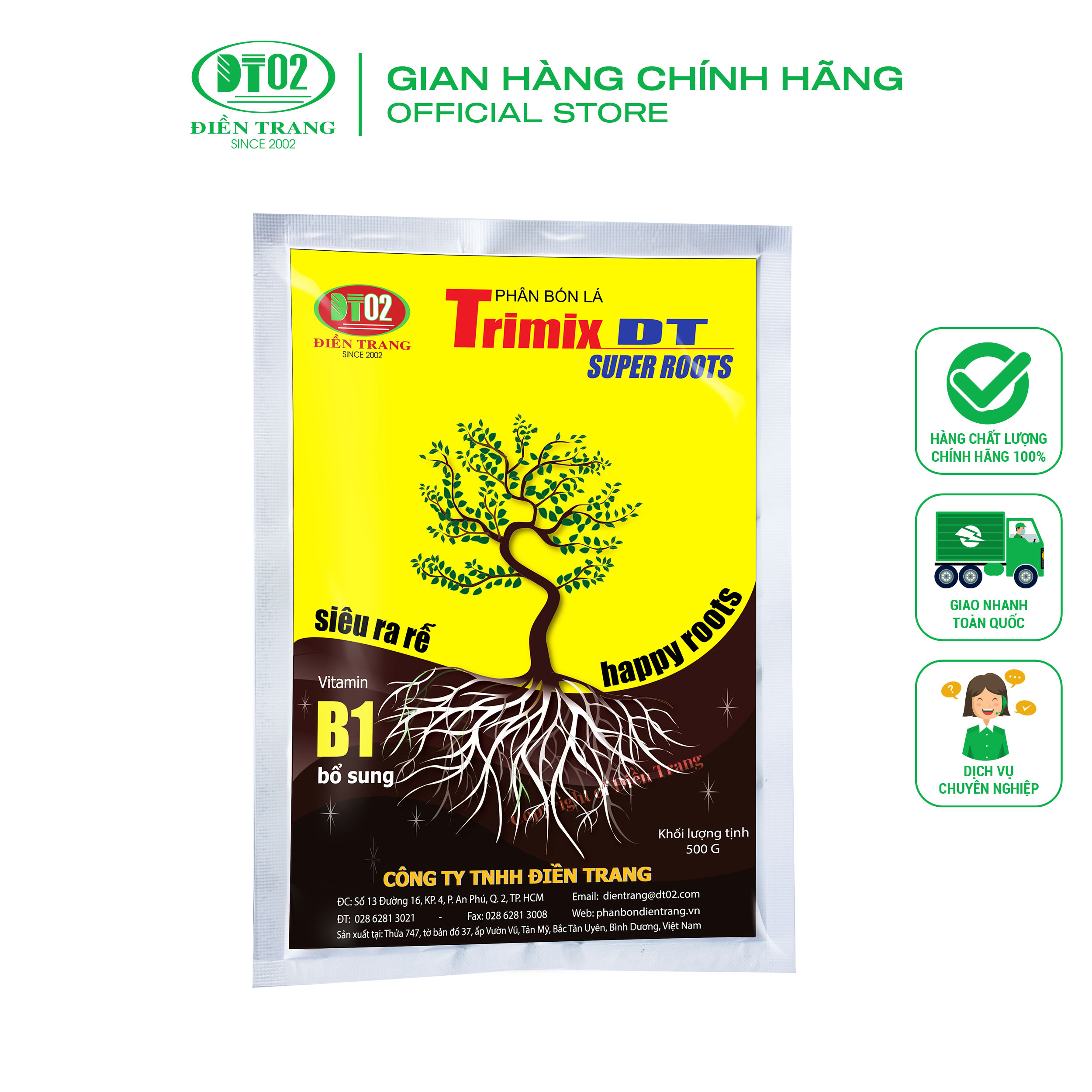 PL084.Phân bón ra rễ Điền Trang TRIMIX-DT