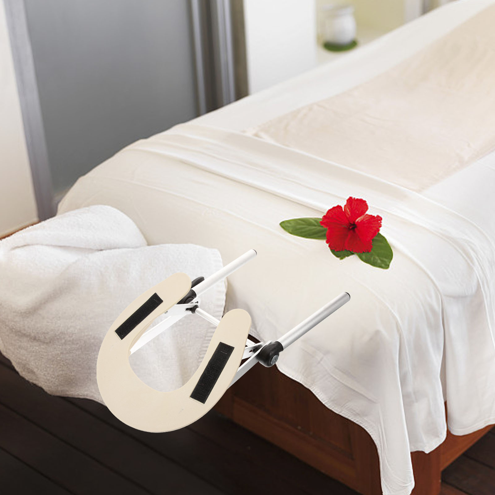 Headrest Bracket Massage Bed Table Face Cushion Support Beauty Aluminum ...