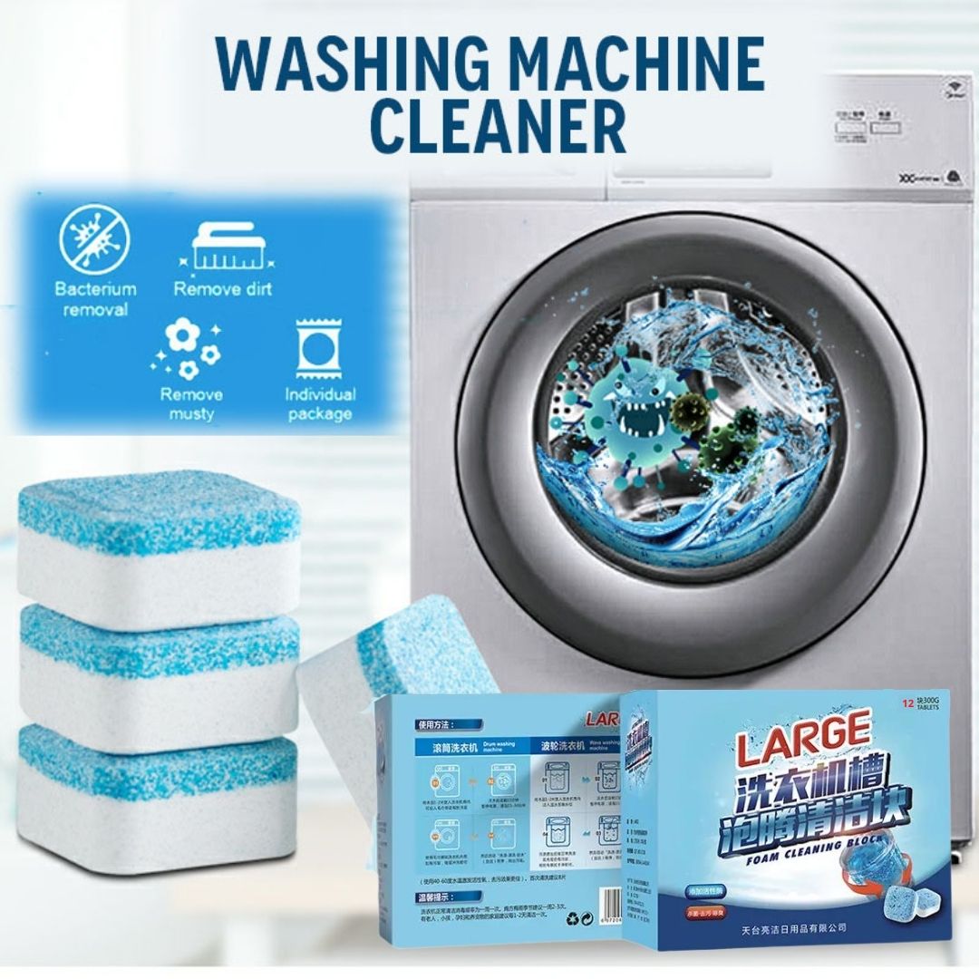 12pcs/box Antibacterial Washing Machine Cleaner Tablet Japan