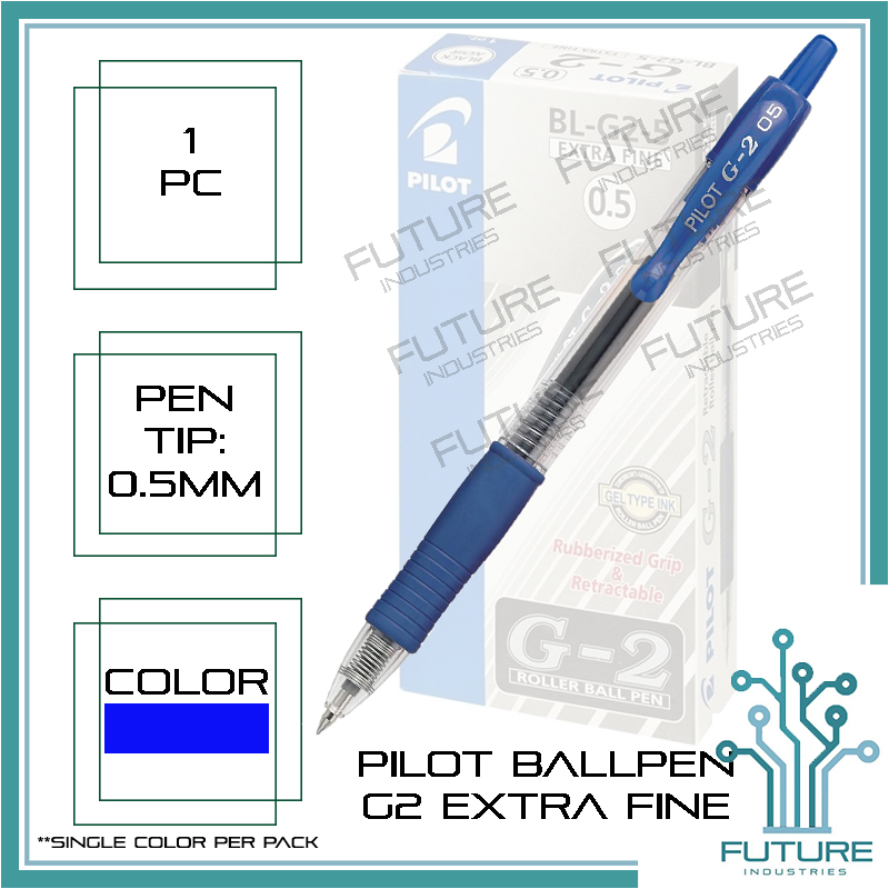 Pilot G2 05 Gel Ink Rolling Ball Pen Refills, 0.5mm Extra Fine Point, 3  Packs