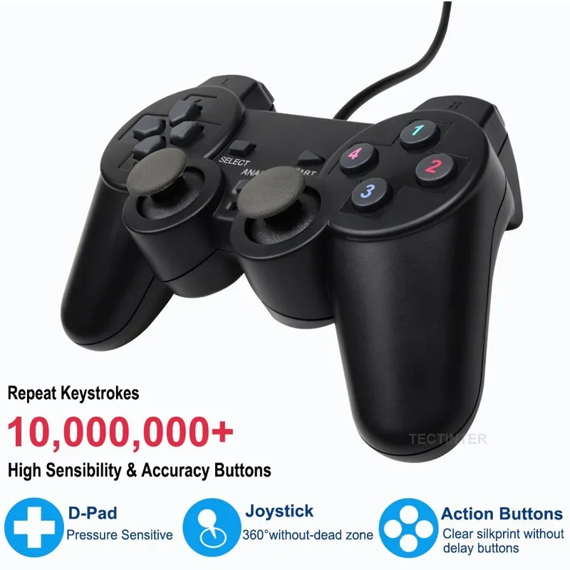 1/2pcs%20USB%20Wired%20Game%20Controller%20Gamepad%20For%20PC%20Computer%20Laptop%20Joystic%20Joypad%20For%20WinXP/Win7/8/10%20Black%20Game%20Joystick%20-%20Image%205