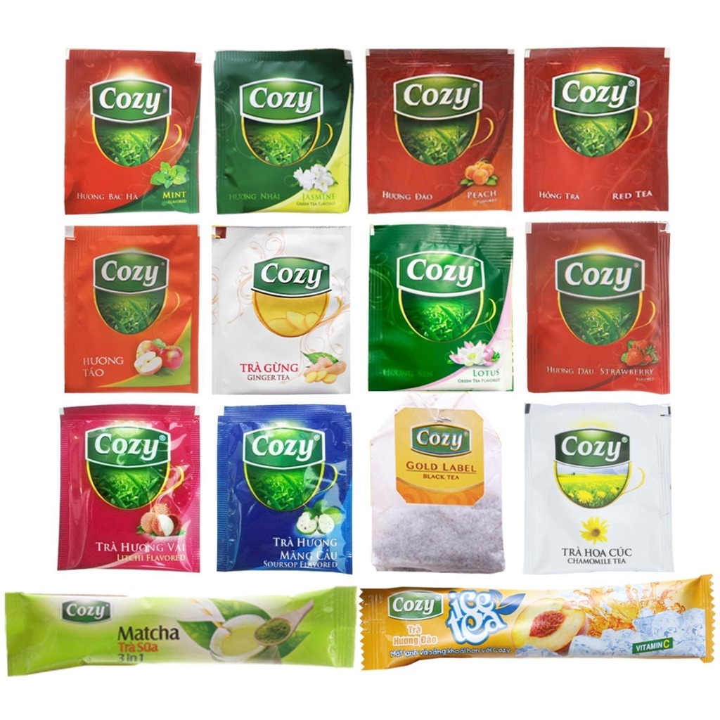 Trà túi lọc cozy Hộp 50g (25 gói x 2g)
