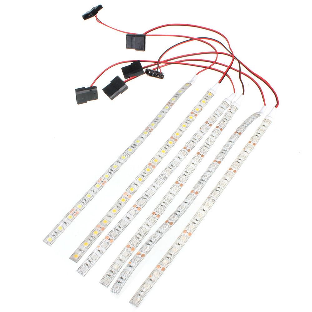 1 Dây Đèn LED Đèn Dây Linh Hoạt 30/50/100Cm Cho Vỏ Máy Tính PC DC 12V 2835 SMD