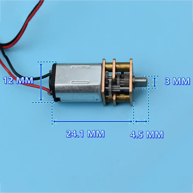 2 Motori Micro N20 DC 3V 29500 RPM Ad Alta Velocità Per Elicottero E Giocattoli - Foto 5