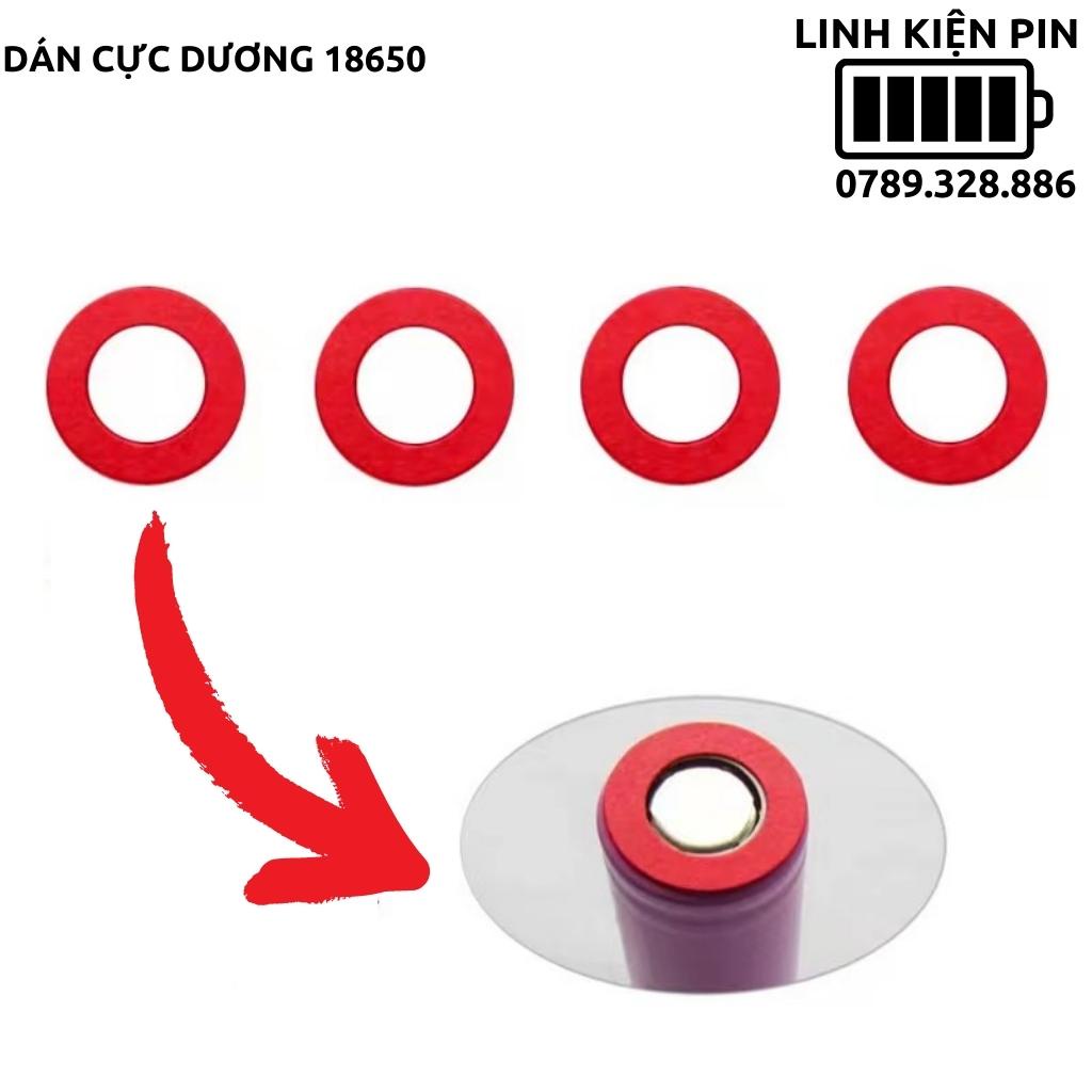 Miếng dán cực dương pin 18650 loại 1 cell 50 miếng