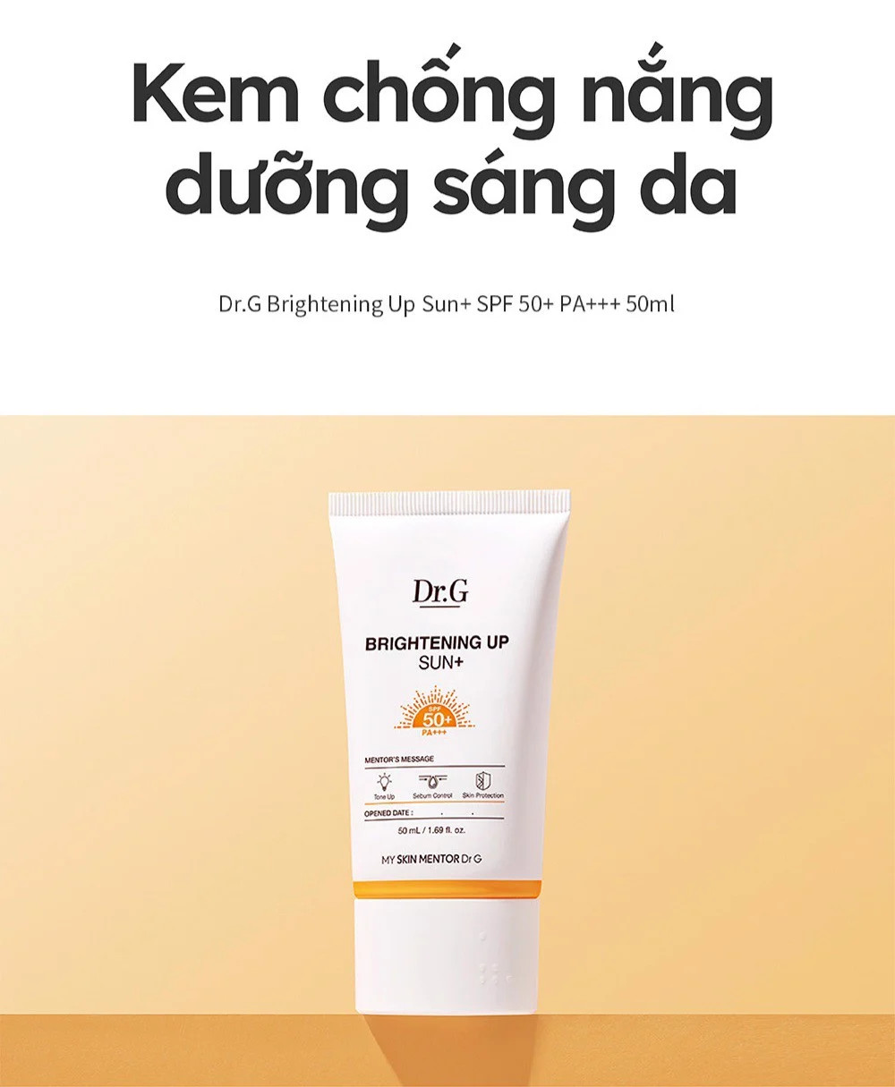Kem chống nắng Dr.G SPF50+PA++++ 50ml