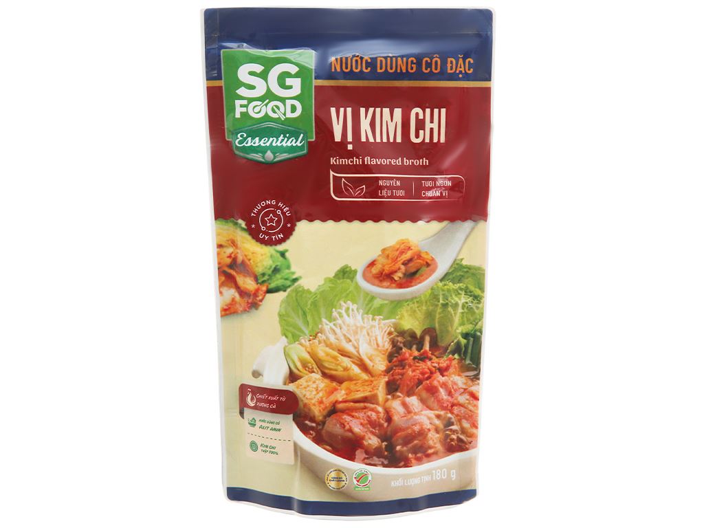 Nước dùng cô đặc  SG Food gói 180g (  lẩu thái/ lẩu thái chay/ bún bò)