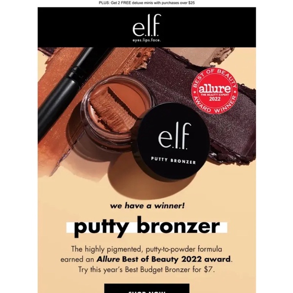 [SALE 30%] Tạo khối dạng kem ELF Putty