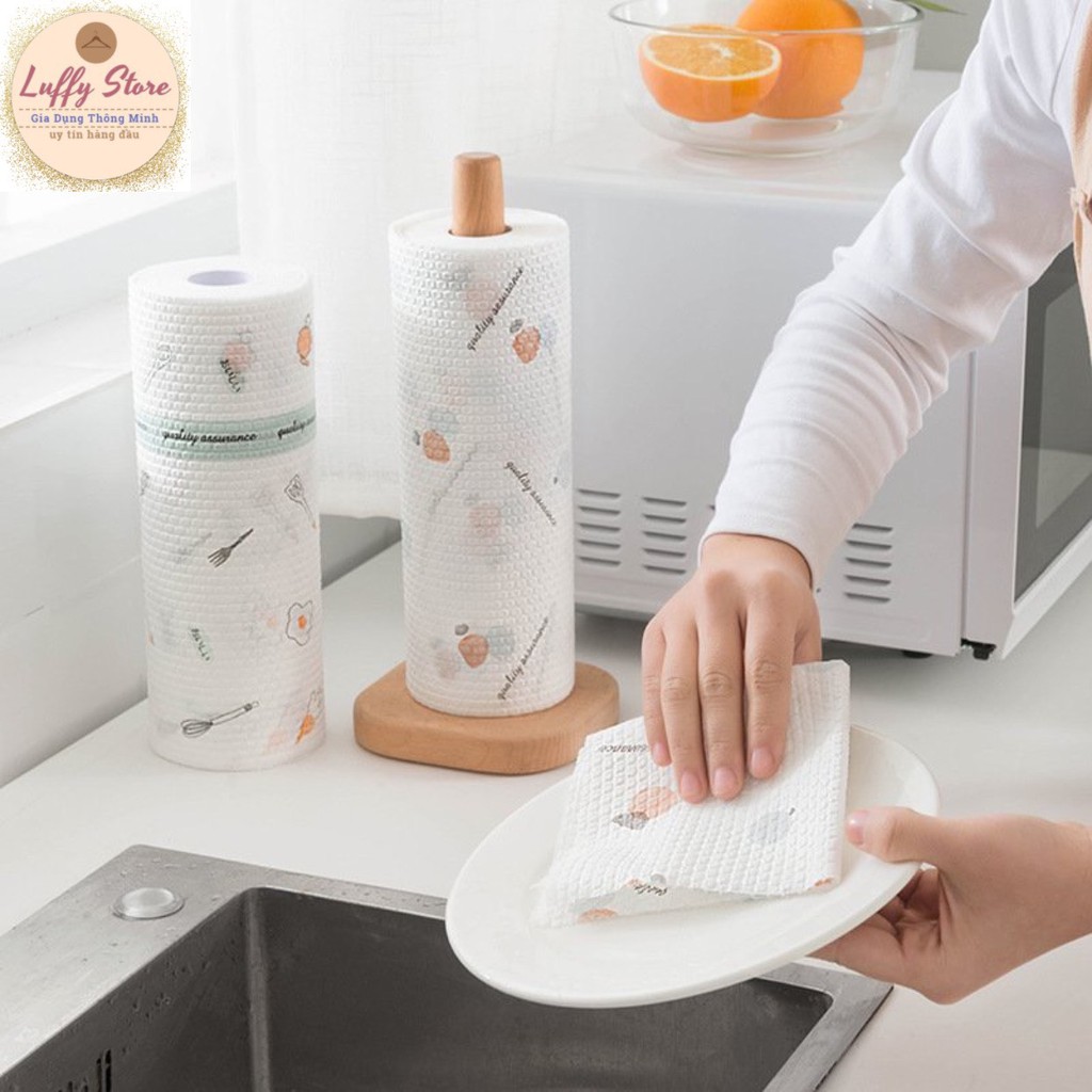 Roll paper wipe kitchen multi-purpose more sheets white super toughness washable được-giấy kitchen wipe-paper serviette