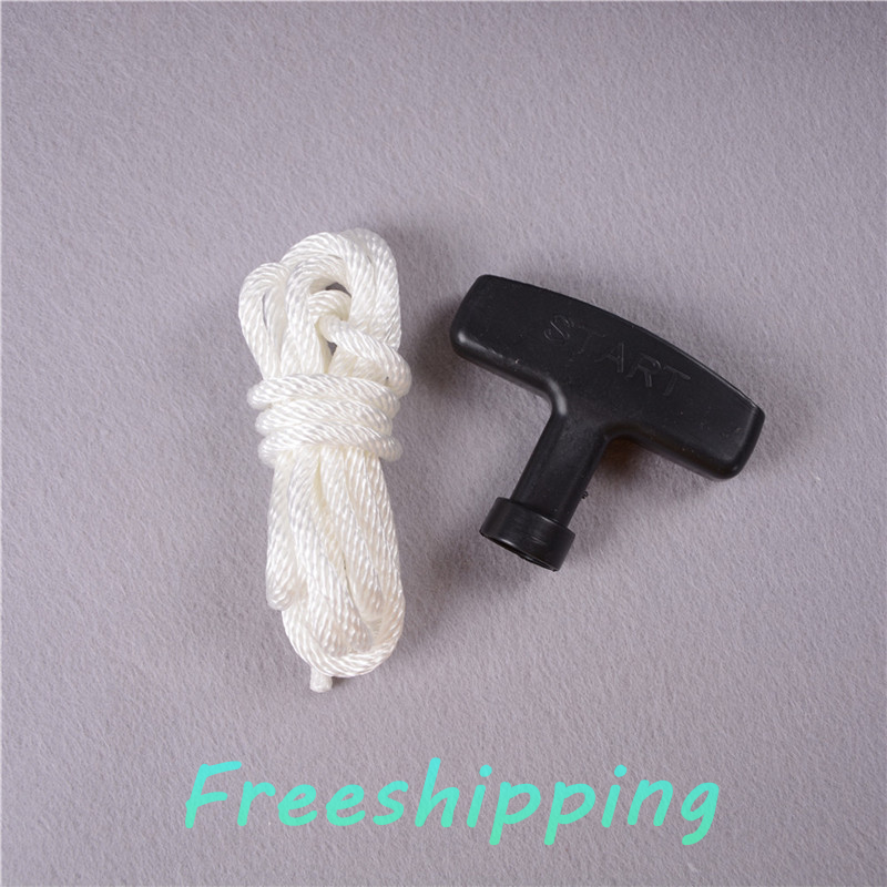 Baoxue Máy cắt cỏ thông dụng 3mm 1.25m dây khởi động kéo tay cầm dây khởi động động cơ dây Xăng