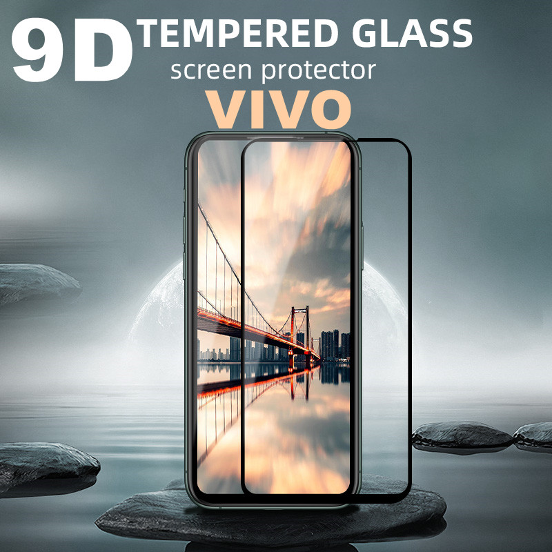 9d Full Screen Tempered Glass For Vivo Y11 Y12s Y12a Y15s Y15a Y17 Y81 Y91 Y91c Y1s Y20 Y20i 7912