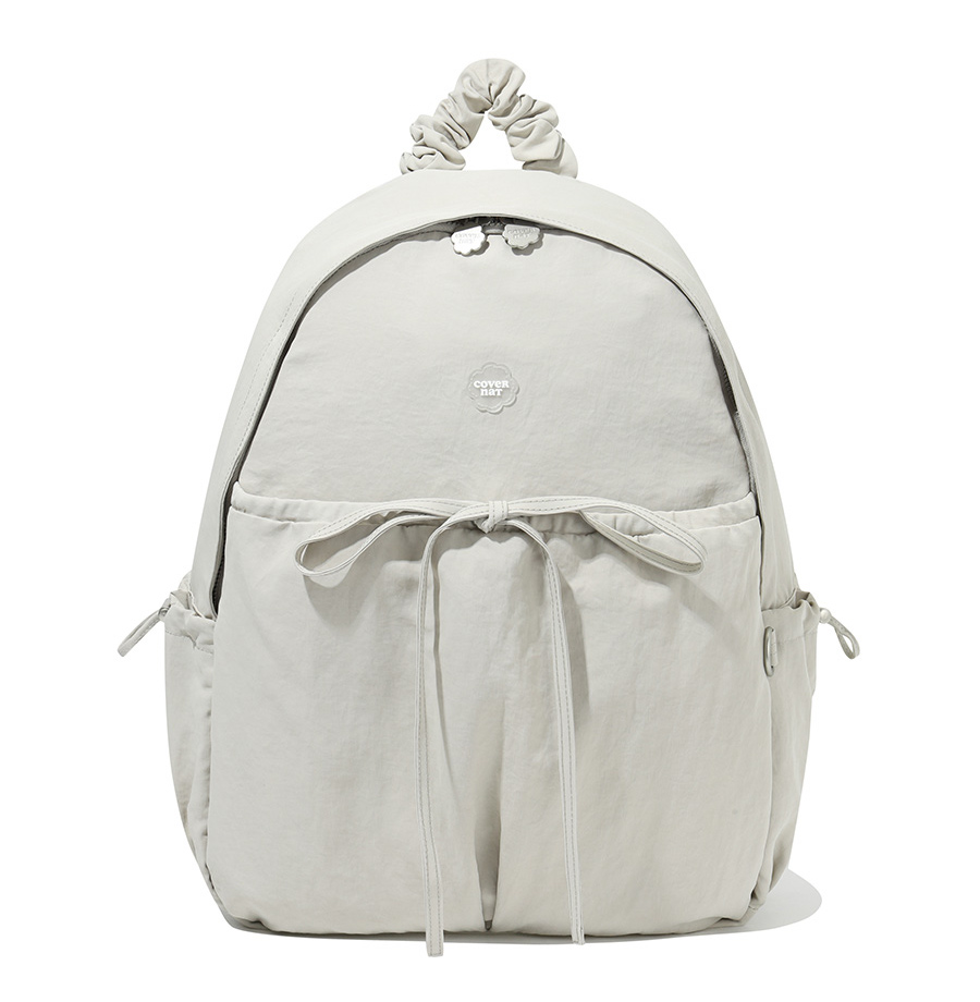 【COVERNAT X EASTPAK】 Clover Heart Ribbon Shirring Backpack G)I-DLE - SHUHUA's Pick] COVERNAT Clover Heart Shirring