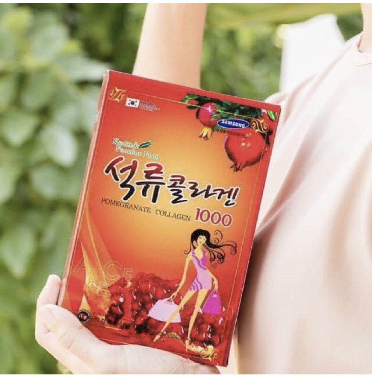 Nước Ép Lựu Pomegranate Collagen 1000 Hàn Quốc (80ml x 30 gói), EXP:12/2024