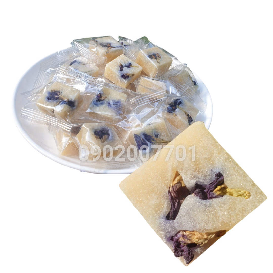 1 Kg Trà Đường Phèn Mật Ong Hoa Đậu Biết Thơm Ngon-đồ ăn vặt