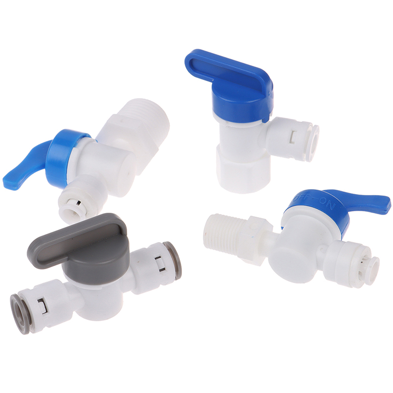 Dinawan 1/4" ball valve inline tap quick connect push fit ro water reverse osmosis