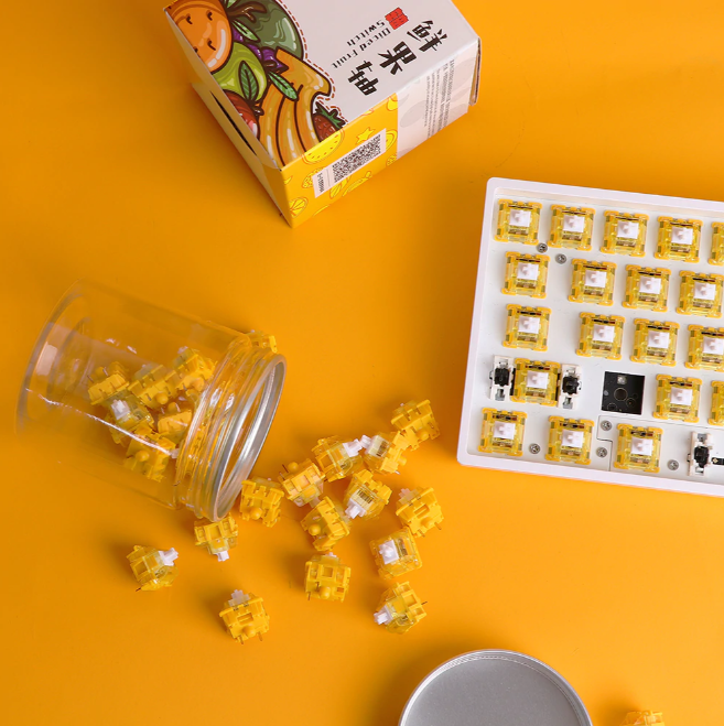 Công tắc phím cơ - Switch Ajazz Diced Fruit - Kiwi | Peach | Banana - Tactile/Linear