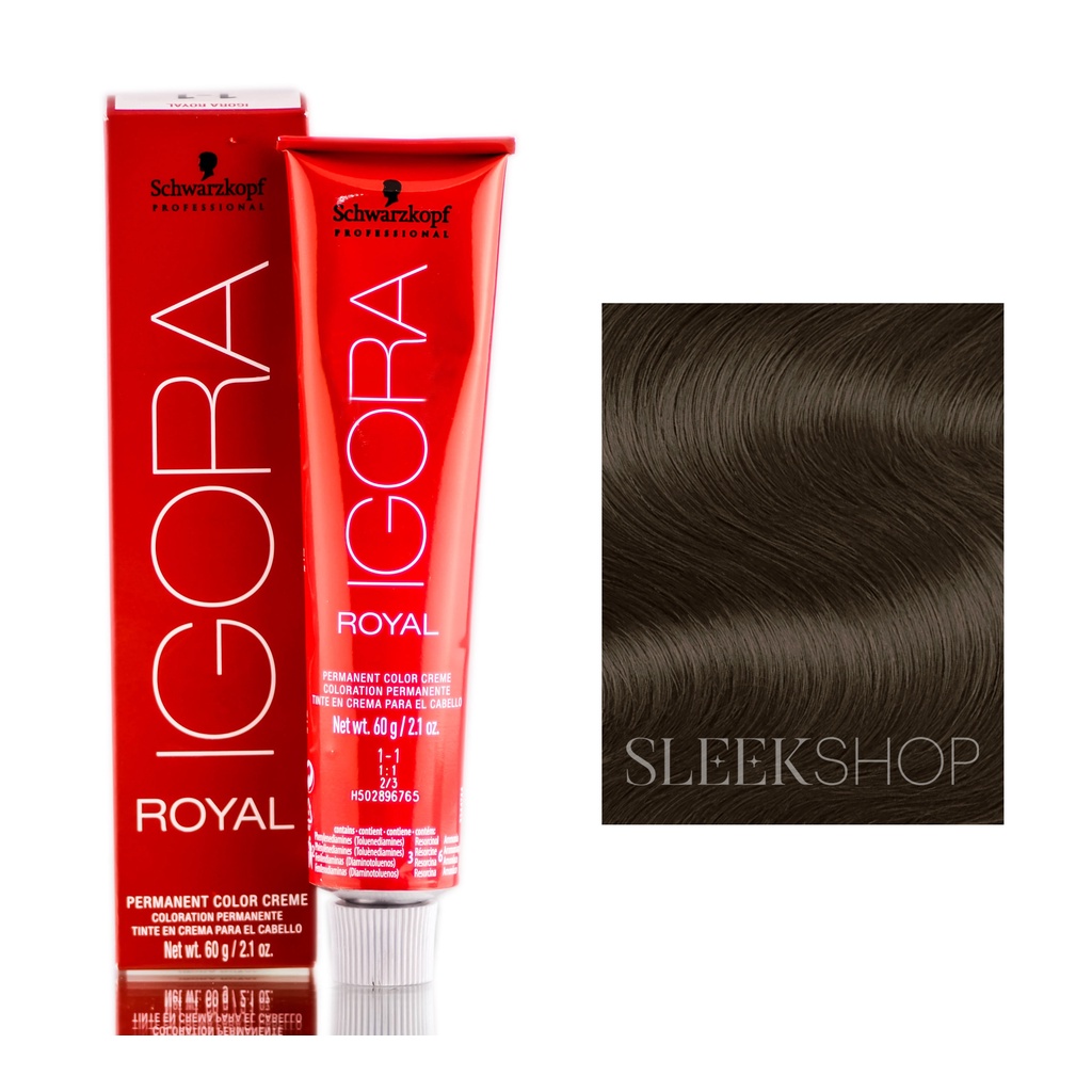 Màu nhuộm thời trang, phủ bạc cao cấp Schwarzkopf Igora Royal 60ml