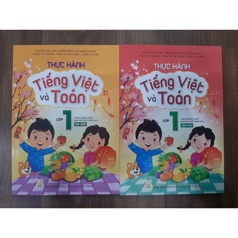 Sách - Thực hành Tiếng Việt và Toán lớp 1 - tập 2
