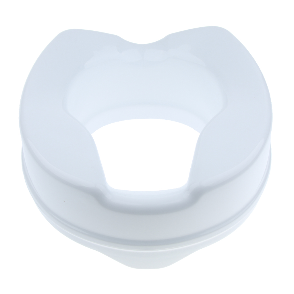 CUTICATE Toilet Potty Seat Riser Raised Elongated Lifter Extender