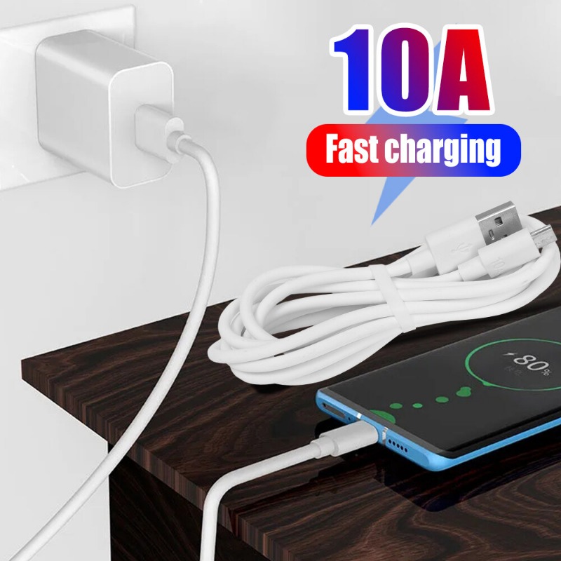 10A Micro USB Cáp thiết bị sạc nhanh 1M/1.5M/2M Dữ Liệu Dây Cho Android Samsung Xiaomi Điện Thoại Máy Tính Bảng Máy Ảnh Phổ cáp sạc