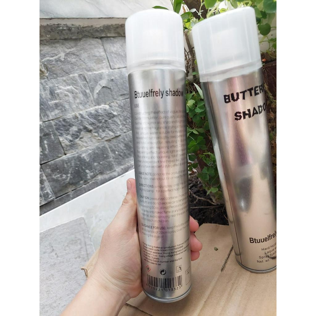 GÔM XỊT TÓC BUTTERFLY SHADOW ( Chai 320ml và 600ml) - chuẩn hàng xịn