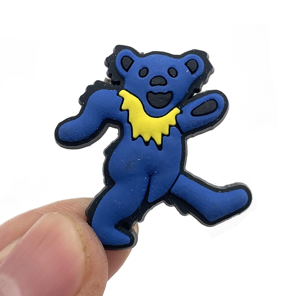 Hot sale cartoon cute for crocs jibbitz grateful dead pvc diy shoes charm accessories button/洞洞鞋配件鞋飾鞋花智必星
