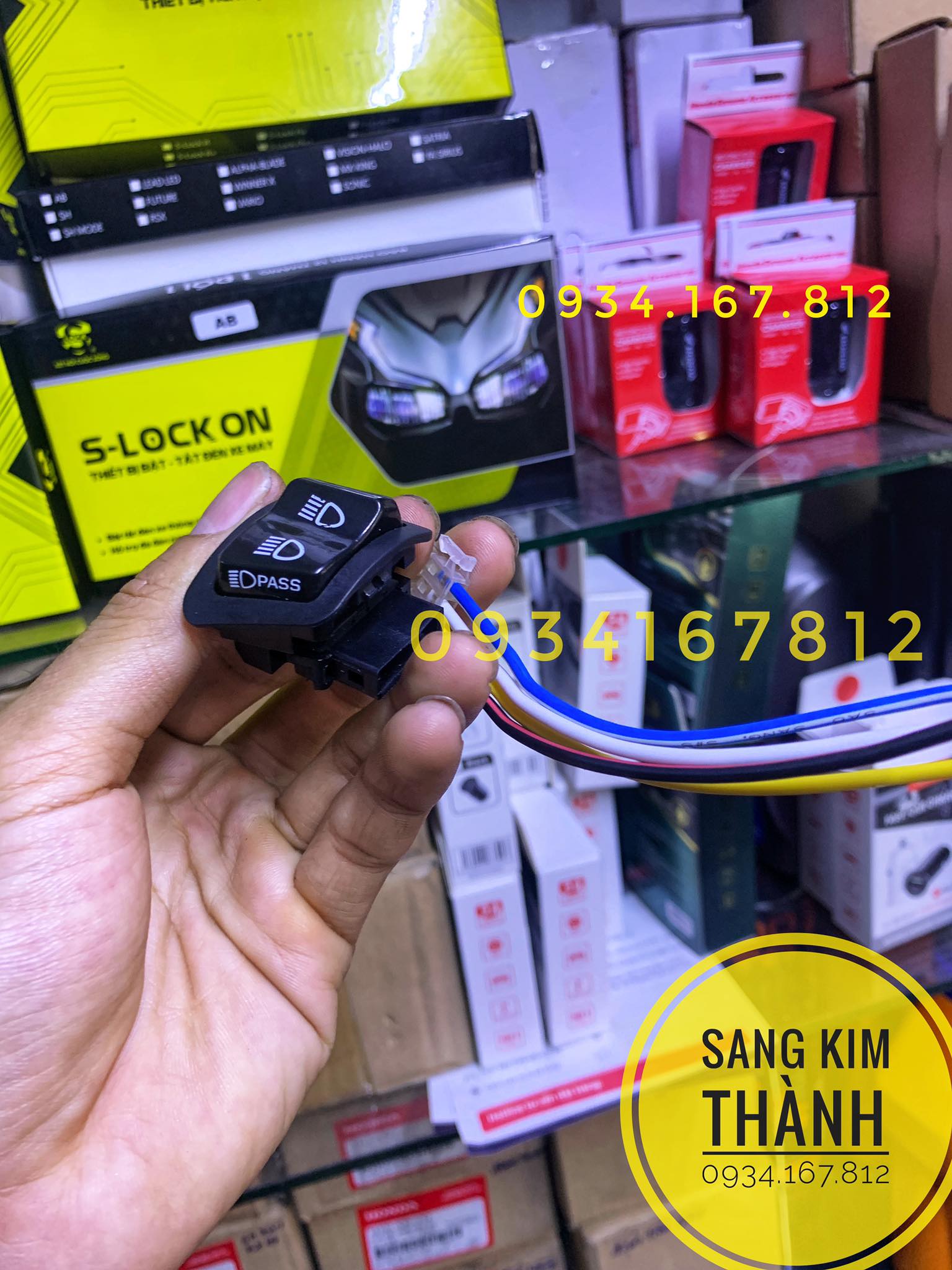 Công tắc passing sh loại tốt kèm giắc