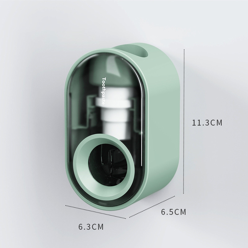 KAIMEIDI Fully automatic toothpaste squeezer, wall-mounted punch-free toothpaste storage rack, lazy toothpaste squeezer