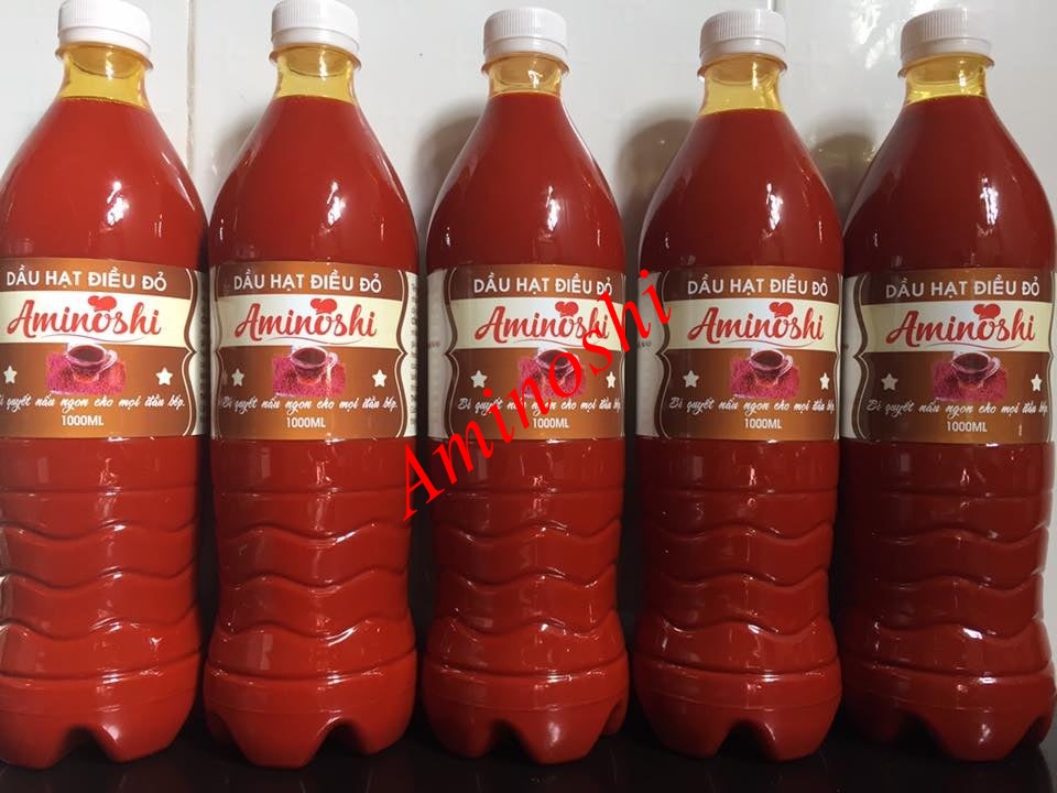 Dầu hạt điều đỏ nguyên chất Aminoshi