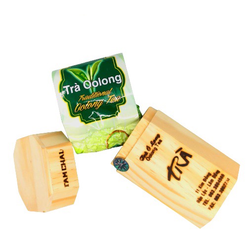 [HCM]TRÀ OOLONG HỘP GỖ TÂM CHÂU 100G