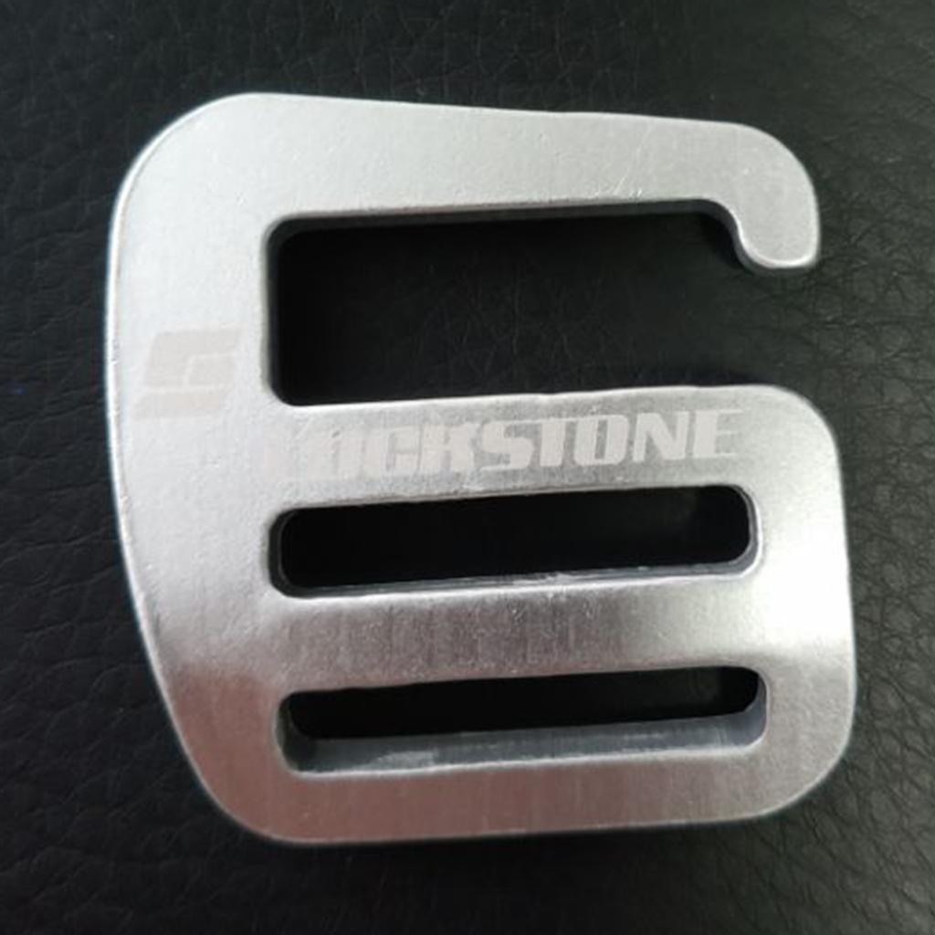 Kloware 8pc metal g shaped hook Webbing Buckle Strong Buckle