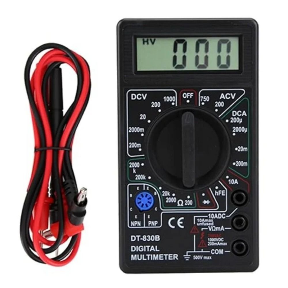 Portable Multifunctional Digital Multimeter LCD Display Overload ...