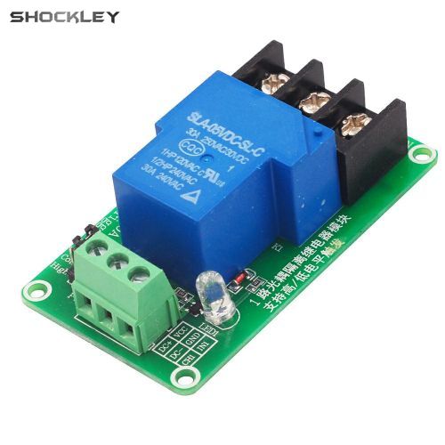 Shockley AC250V 30A 4 rơ Le kênh mô-đun công suất cao DC5V 12V 24V cao thấp mức độ công tắc kích hoạt mô-đun