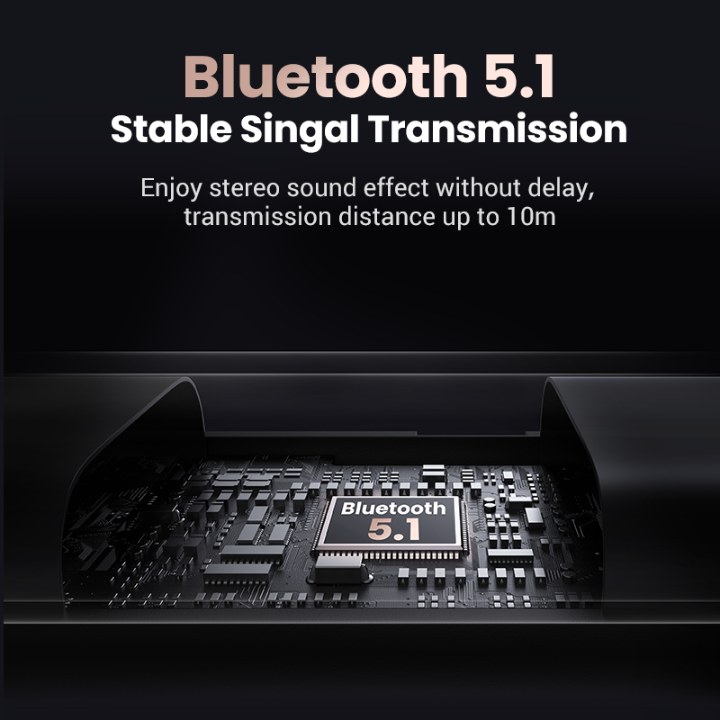 UGREEN Bluetooth 5.1 Transmitter Receiver 2 in 1 Wireless USB Bluetooth Adapter Tích hợp Micrô 3.5mm Âm thanh Bluetooth Dongle Driver Miễn phí cho TV, Âm thanh nổi tại nhà, Âm thanh nổi trên xe hơi, Tai nghe, Loa, PC Model:60300