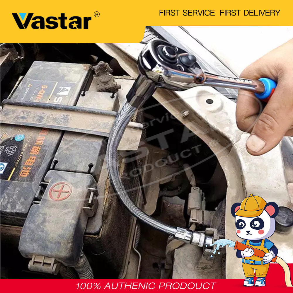 Vastar 1 4 150mm Drive Flexible Shaft Socket Extension Bar Adapter Ratchet thumbnail