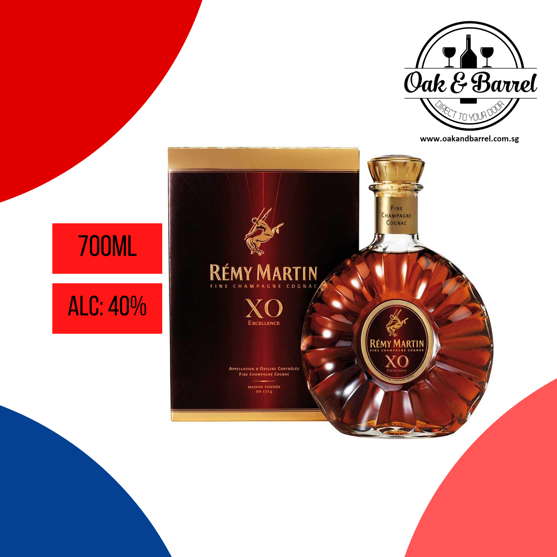 Remy Martin XO Excellence 700ml | Lazada Singapore
