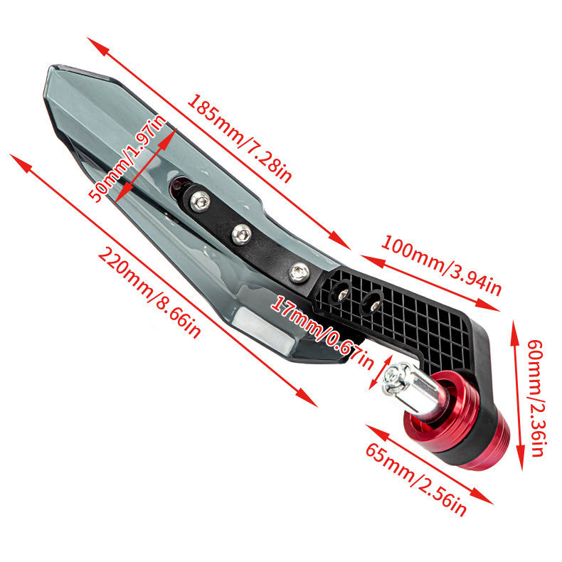 Pallet car modification horn wind shield hand guards accessories electric handlebar protection windproof shield electric motorcycle universal Keep out the wind