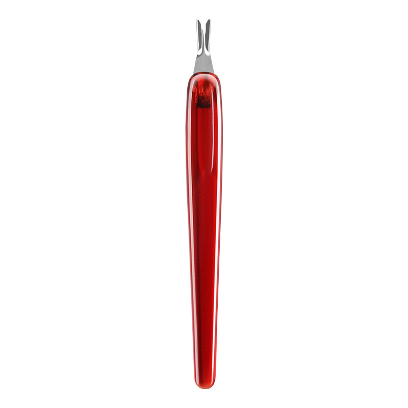 Stainless Steel Nail Art Dead Skin Fork V-shaped Dozer Nail Trimming Tool